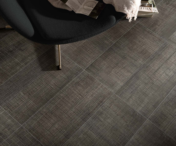 Fresh Coal Tiles 12x24, 3" Matching Hexagon Mosaic Tiles