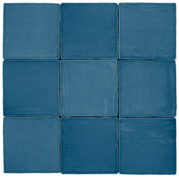 Mediterranea Azul Gloss 5"x5" Ceramic Wall Tiles
