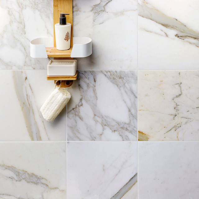 Calacatta Gold Honed 12"x12" Marble Tiles