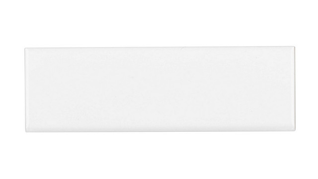 Ice White Gloss 3x10 Bullnose Finished on 10" Side