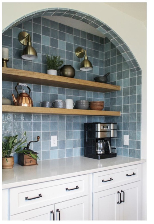 Trinity Aqua Gloss 4"x4" Ceramic Wall Tile