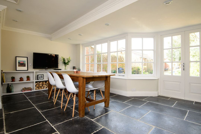 Belgium Black Limestone Antique Brushed Handcut 24"x24"