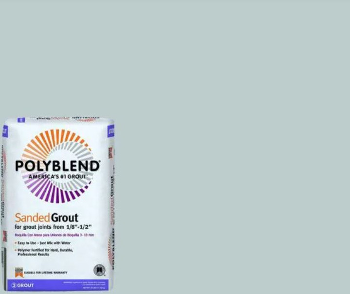 Polyblend #115 Platinum 25 lb. Sanded Grout