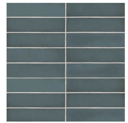 Fathom Blue Matte 2.5"x10" Ceramic Wall Tiles