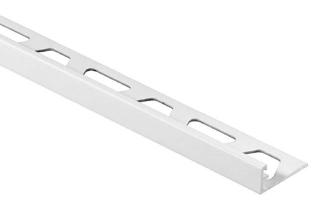 Schluter JOLLY Anodized Aluminum Tile Edging Trim - 1/2" Matte Bright White (MBW)