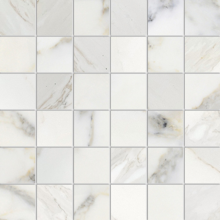 Calacatta Gold 2×2 Polished Square Mosaic