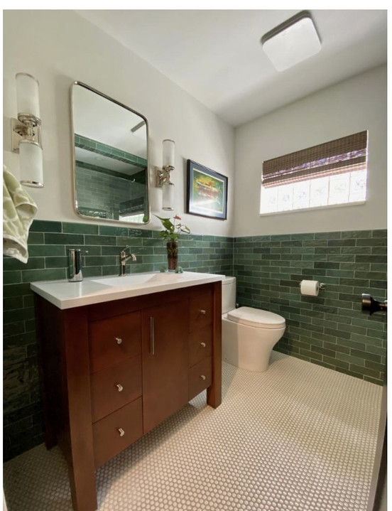 Trinity Green Gloss 2.6"x7.9" Ceramic Wall Tiles