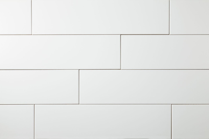 Ice White Matte 4x16 Ceramic Tiles