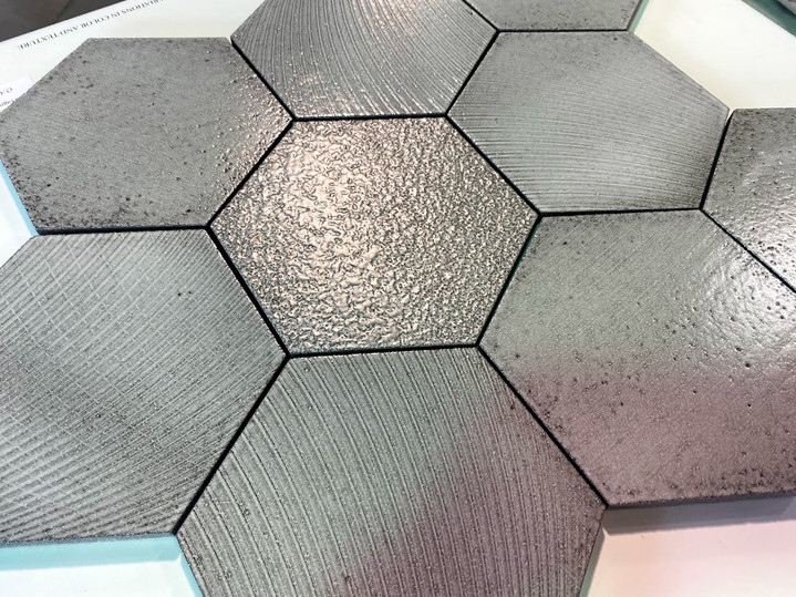 Lava Stone Wakari Hexagon Tiles 6"