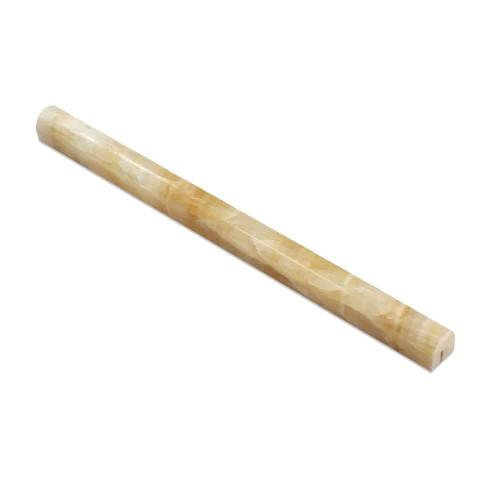 Honey Onyx Polished 3/4"x12" Pencil Liners