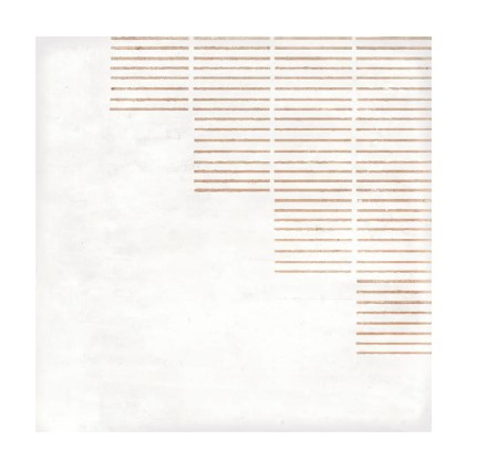 Chateau Lines White 7x7 Tile