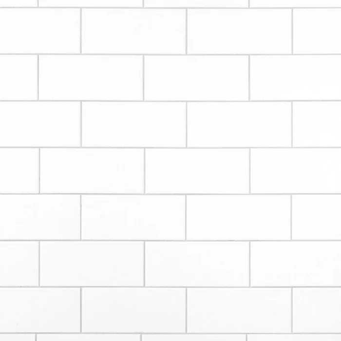 Ice White Gloss 4.25"x10" Ceramic Wall Tiles