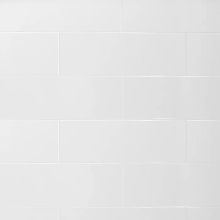 Ice White Gloss 6"x18" Ceramic Tiles