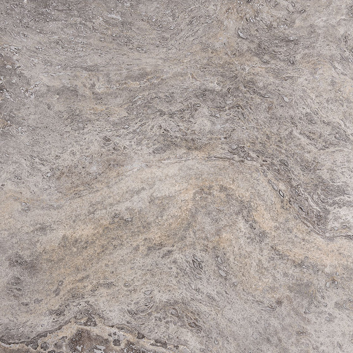Silver Travertine Crosscut Honed & Filled 18x18