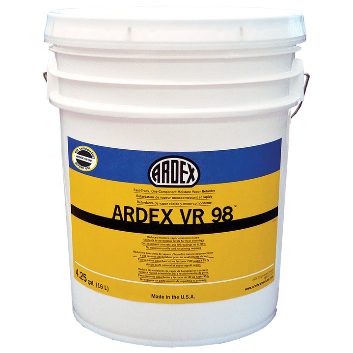 ARDEX VR 98™
Fast-Track, One-Component Moisture Vapor Retarder