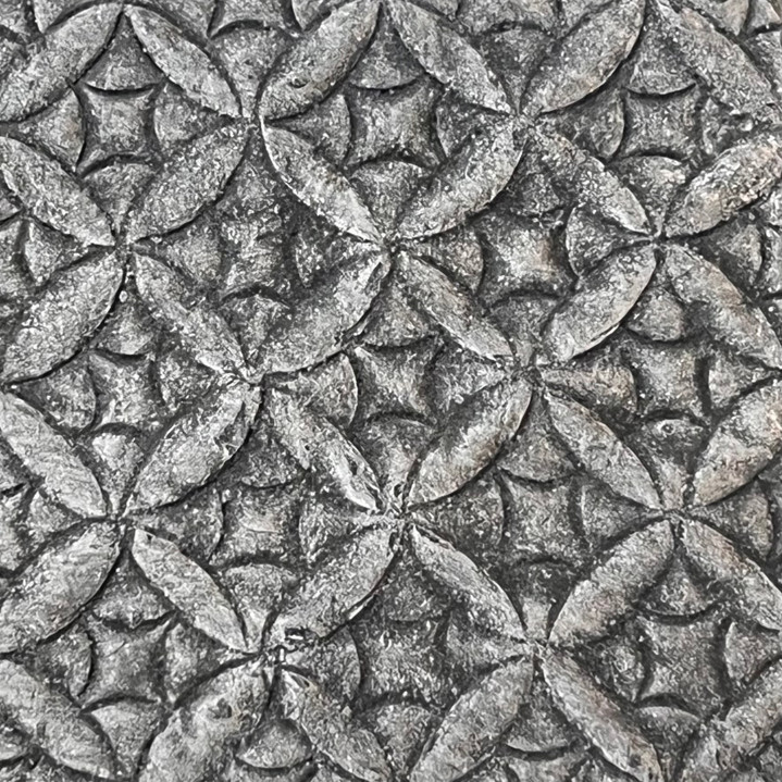 Mod S Silver Ducato 2"x2"Deco Cast Metallic