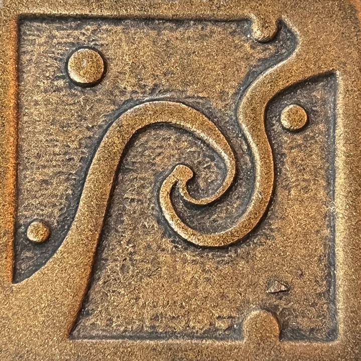 Mod D Bronze 2"x2"Deco Cast Metallic