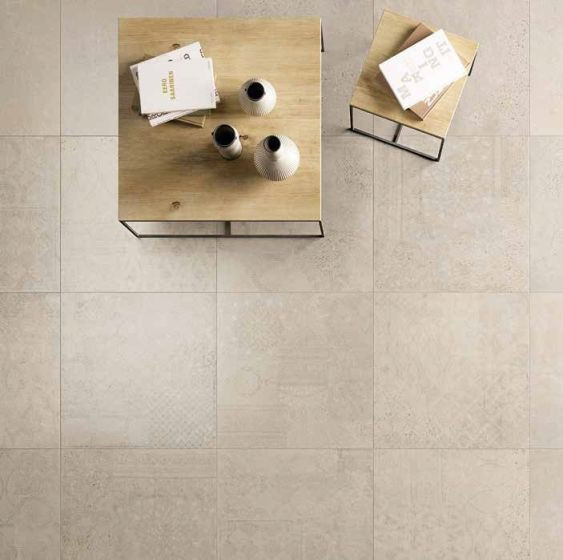 Downtown Ecru Random 24x24 Tile