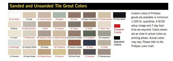 Prospec #07 Autumn Non Sanded Grout Bonsal Prospec Grout 10 lb. Grout