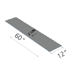 wedi® Curbless Shower Extension
12 in. x 60 in. sloped 1/4 in./ft (sloped 2%)
1 piece
US3000035