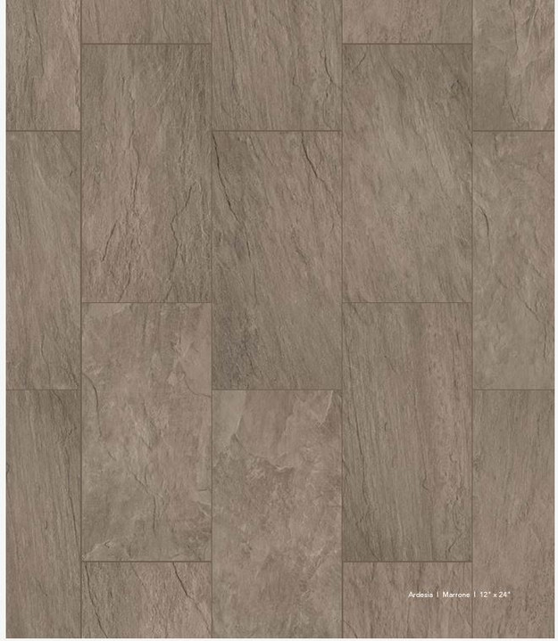 Ardesia Marrone 12"x24" Porcelain Tile