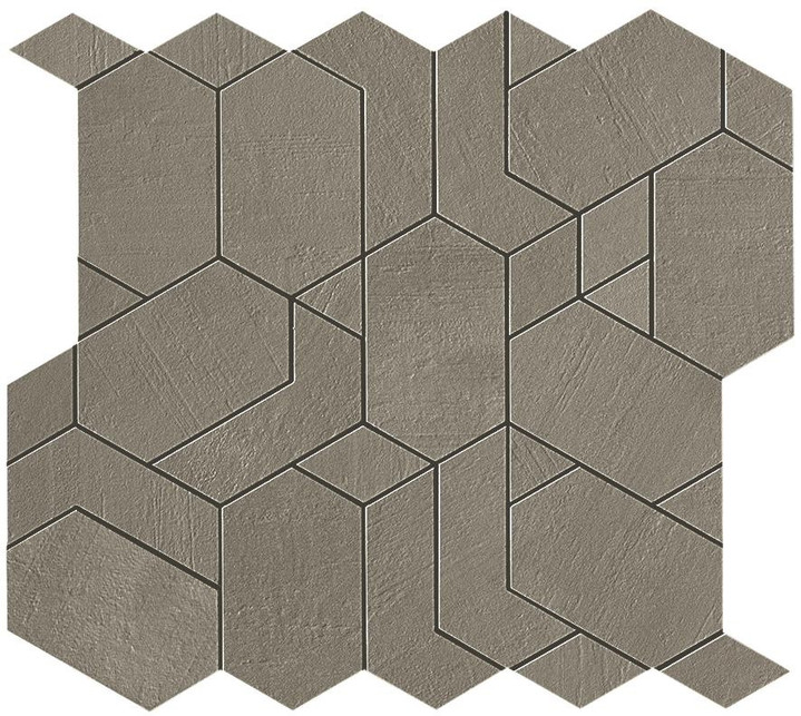 Boost Pro Taupe Shapes Mosaics   12x13 sheets
