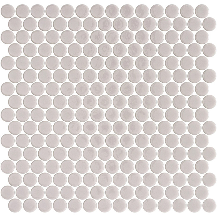 Onix Penny Round Taupe Shiny