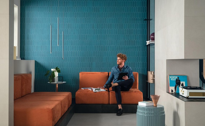 Prism Midnight Bead Wall Mosaics