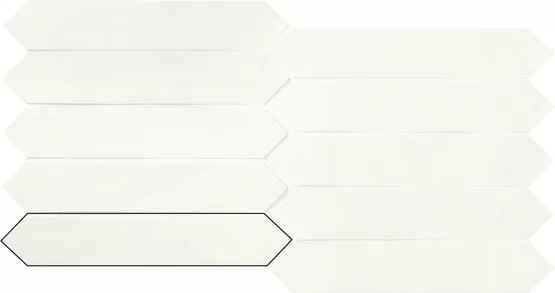 Swich Off White Matte 1.75x9.5 Ceramic Picket Wall Tiles