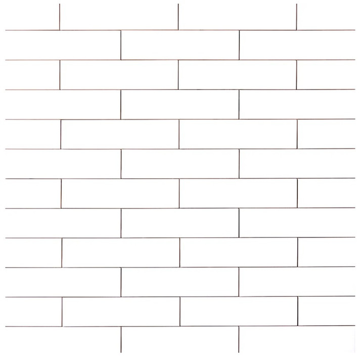 Ice White Matte 2x8 Ceramic Wall Tiles