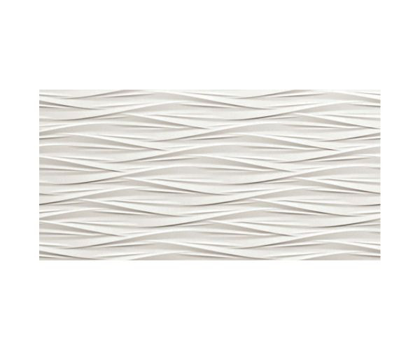 3D Wall White Matte Wind 16x32 Ceramic Wall Tiles (35 Sq. Ft. Left)