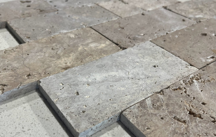 9064 Noce Travertine Straight Edge Unfilled 3x6