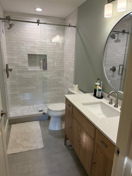 50 Shades White Gloss 2.4x9.8 Ceramic Wall Tiles with 50 Shades White Gloss Jolly 0.5"x9.8"Stick