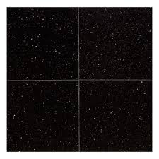 Black Galaxy Polished Granite 12x12