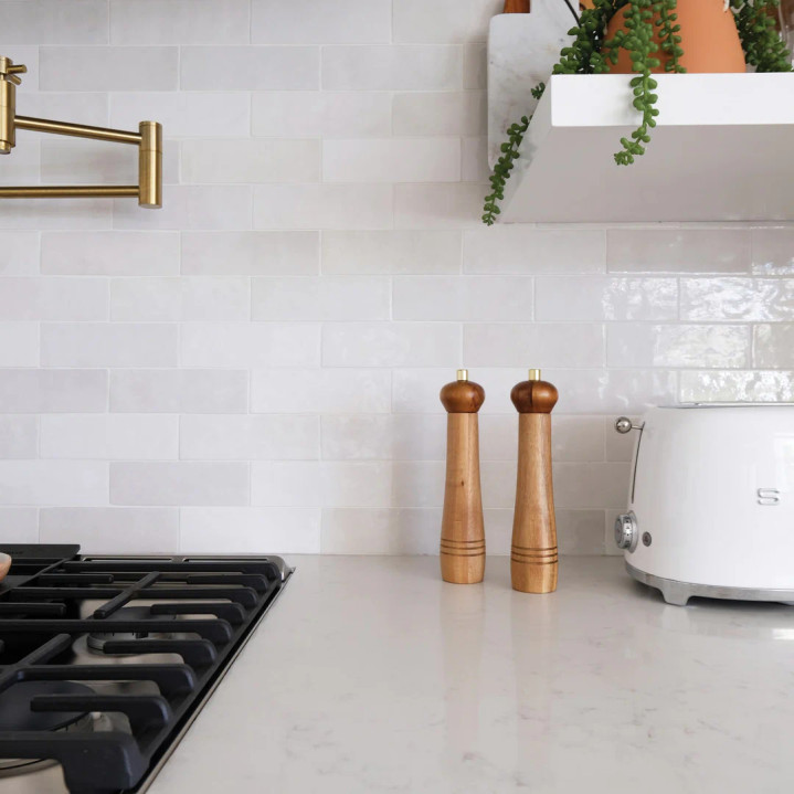 Studio White Gloss 2.5"x8" Ceramic