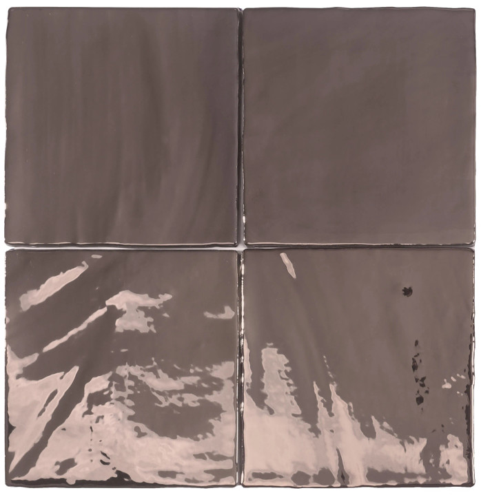 Tabarca Copper Gloss 5.9"×5.9" Ceramic Wall Tiles