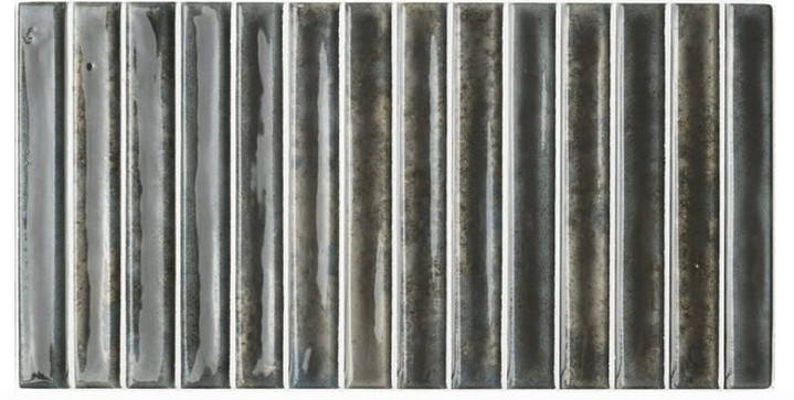 Potters Umber 5×10 Bars Decorative Tile Glossy