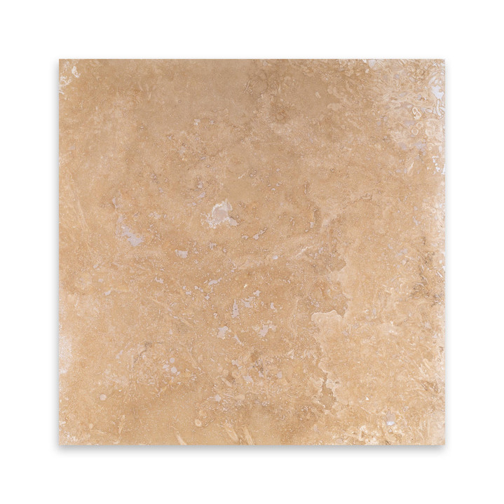 Ivory Premium Travertine 18×18 Filled/ Honed