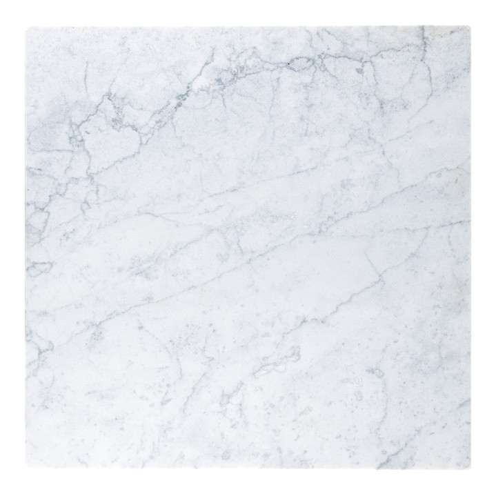 Italian White Carrara Marble 18x18 Tumbled