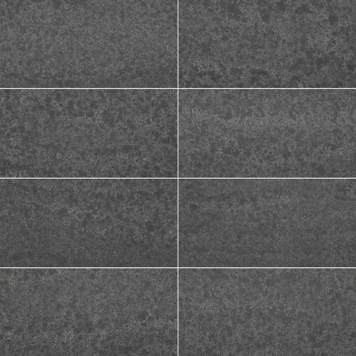 Basalt Black 12×24 Flamed/ Brushed