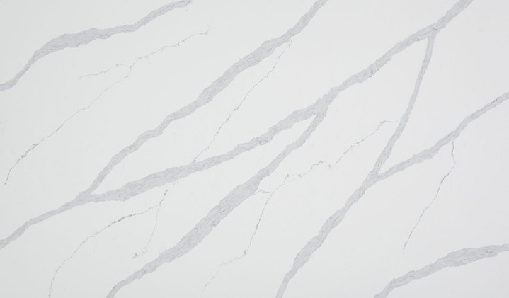 Montaj Arabescato Gray Polished 3CM Quartz 126"x63"