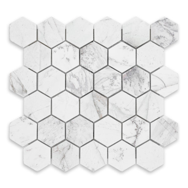 Volakas Marble Hexagon 2″
Honed/ Polished