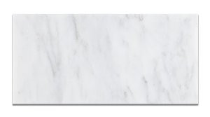 Ocean White Polished 12x24 Marble Tile