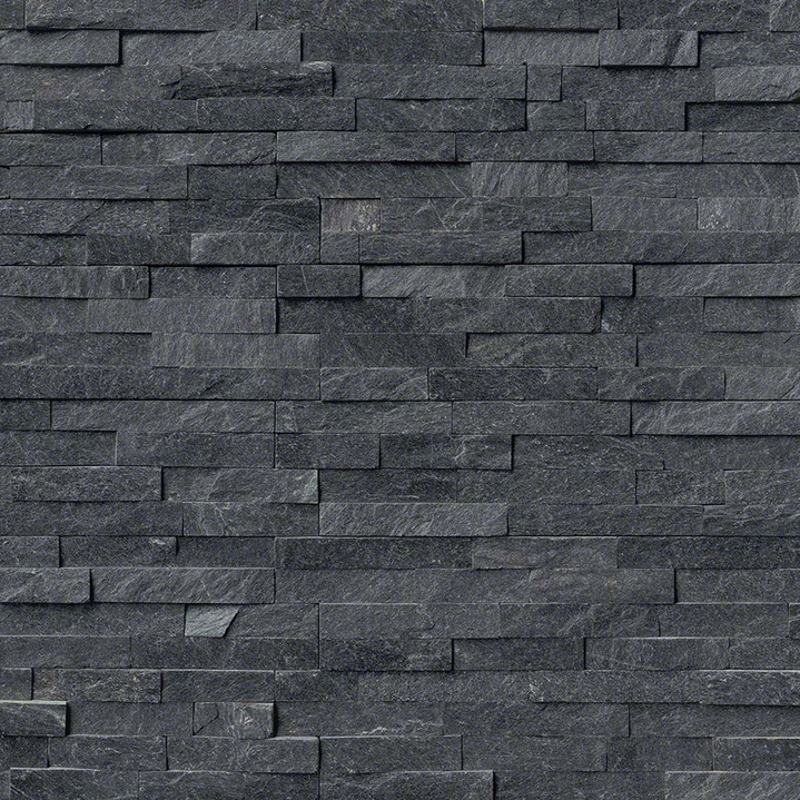 Antracita Dark 6x24 Ledgerstone Panels Slate Ledgerstone