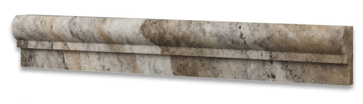 Byzantine OGEE2 2.5x12 Moldings Travertine Tiles