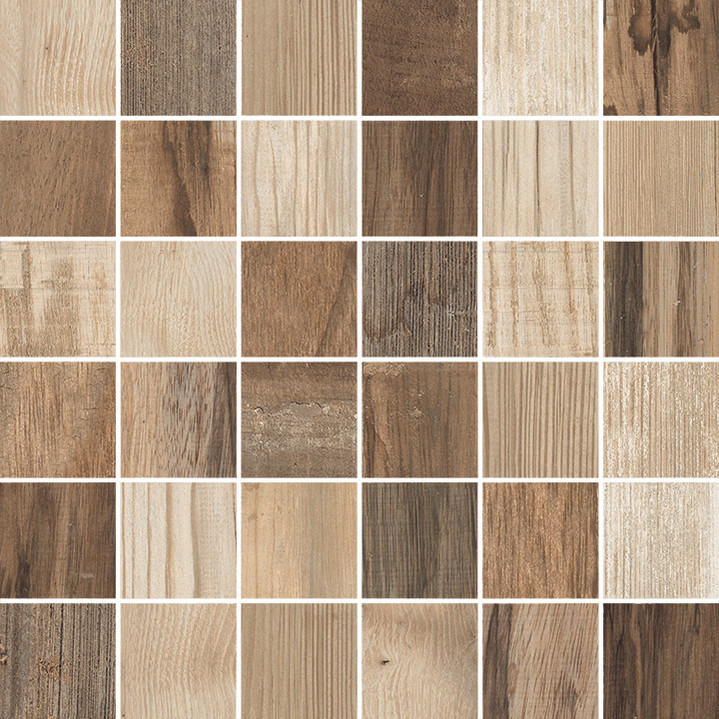 Drakker South 2"x2" Square Mosaics 12x12 Mesh