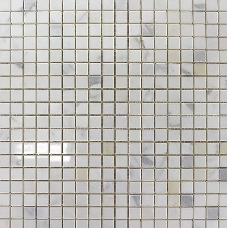 Calacatta 5/8 X 5/8 Polished Mosaic