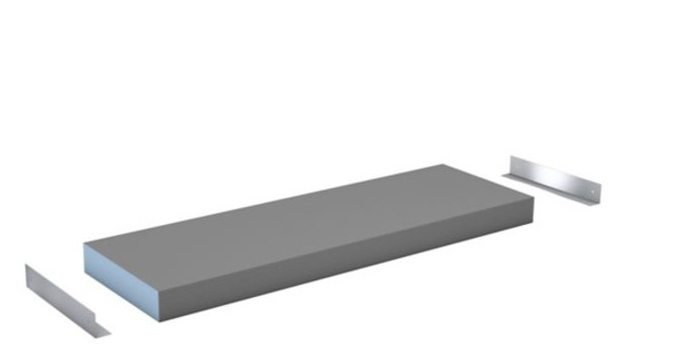 Wedi Sanoasa® Shower Bench #4 47 1/4 in. x 15 in. x 3 1/8 in. in. Suspended Bench US3000000