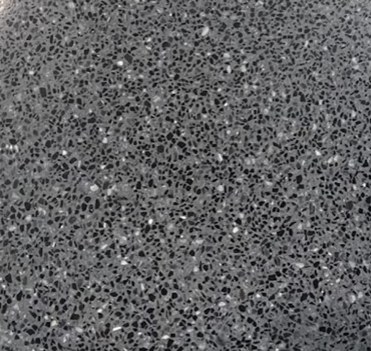 Terrazzo Black Polished 12"x12"