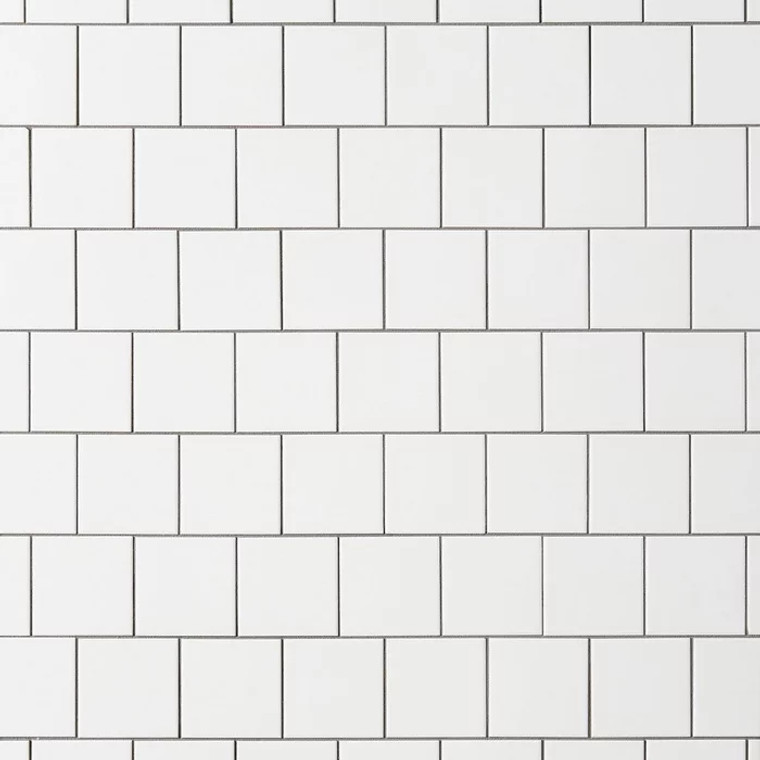Ice White Gloss 4.25"x4.25" Ceramic Tiles